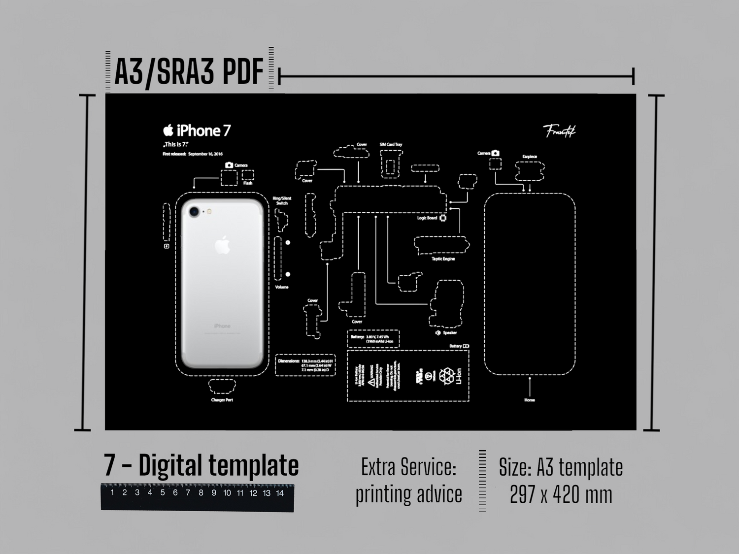 Digital Templates - frame-ready layouts for makers